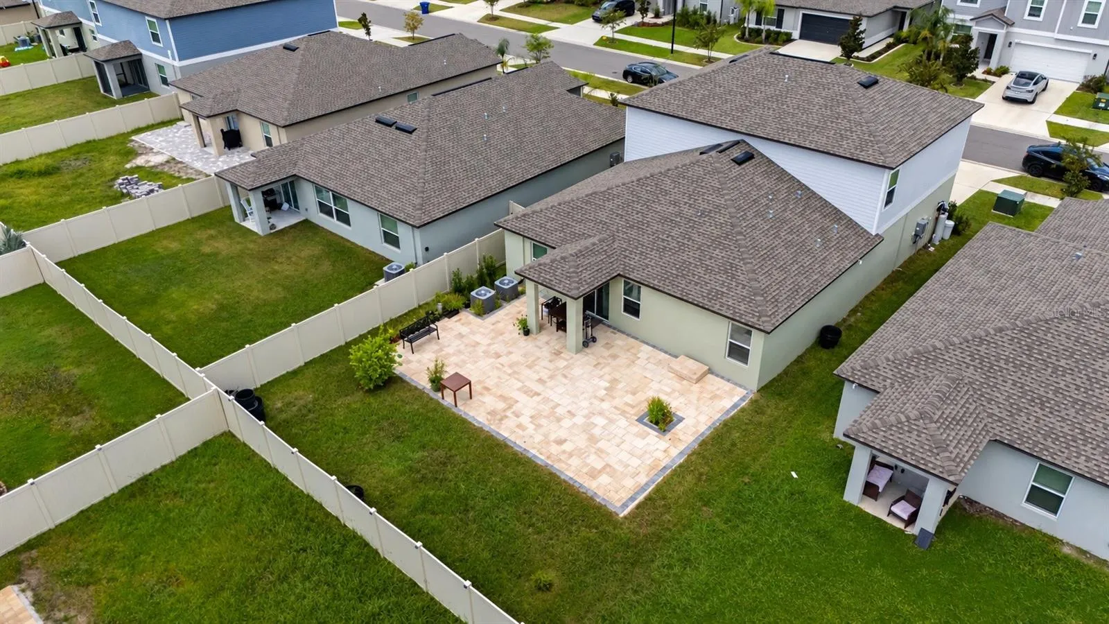 Aerial Backyard Skyview