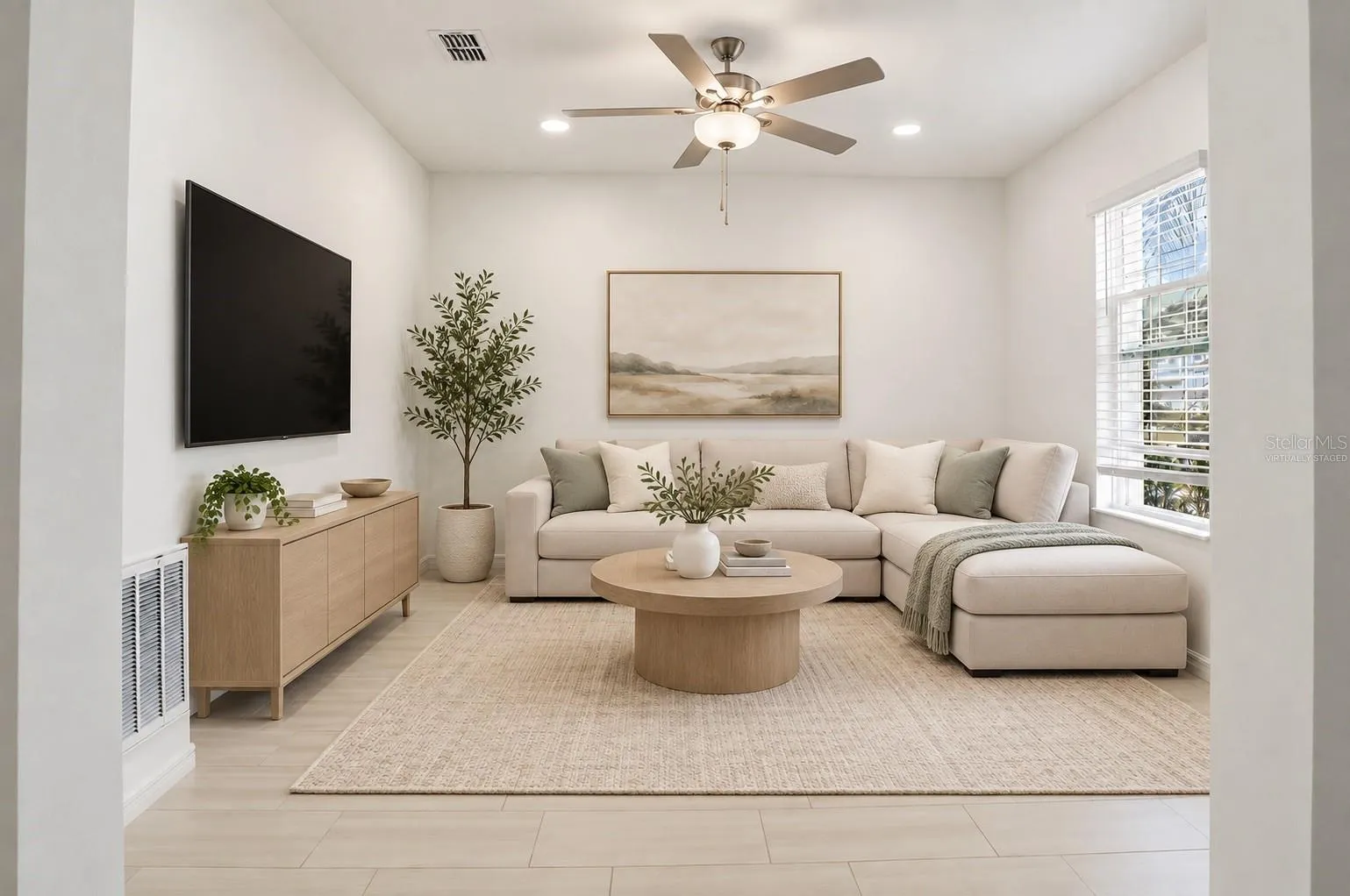 Virtually Staged Flex  Room