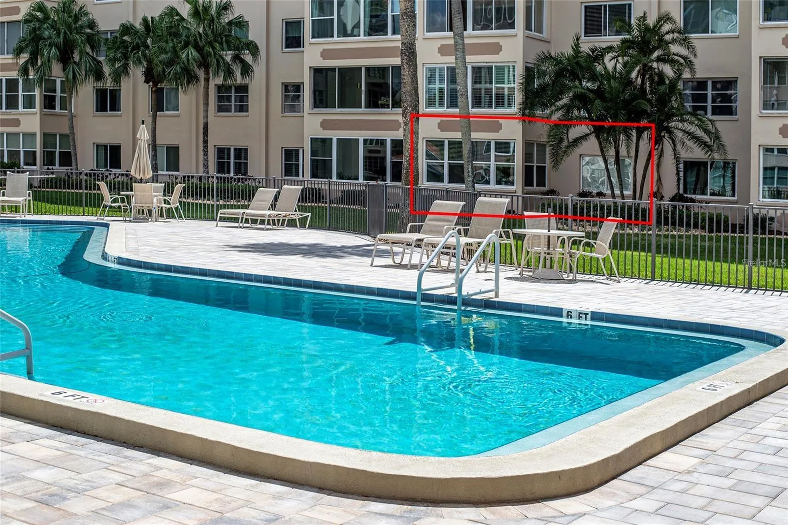 Walk out to the newly remodeled Community Pool