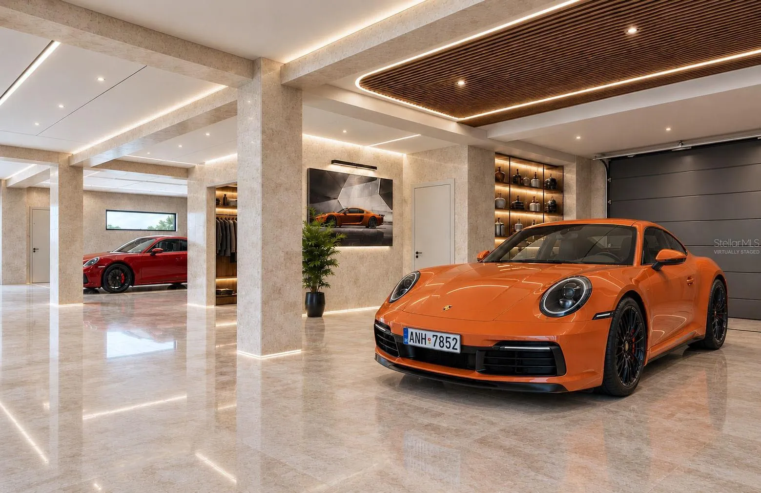 3-car garage. Virtually staged.