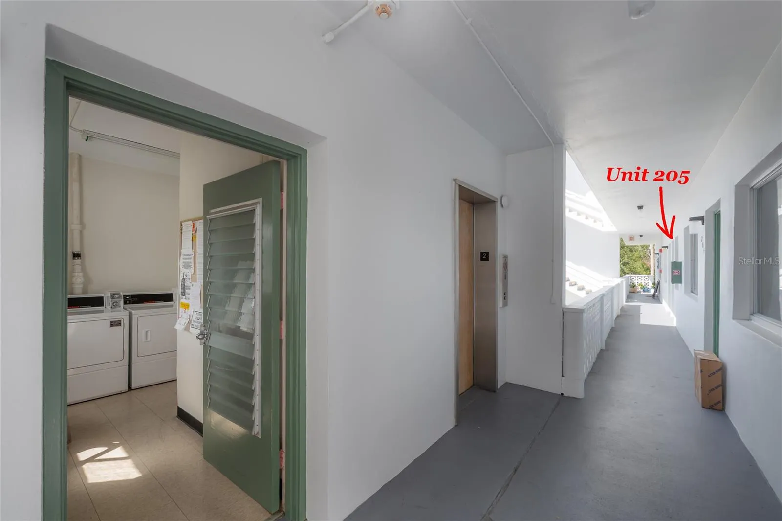 Laundry Room conveniently located next to the elevator