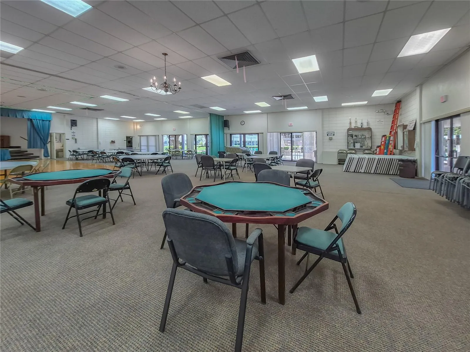 Peacock Center Card Tables