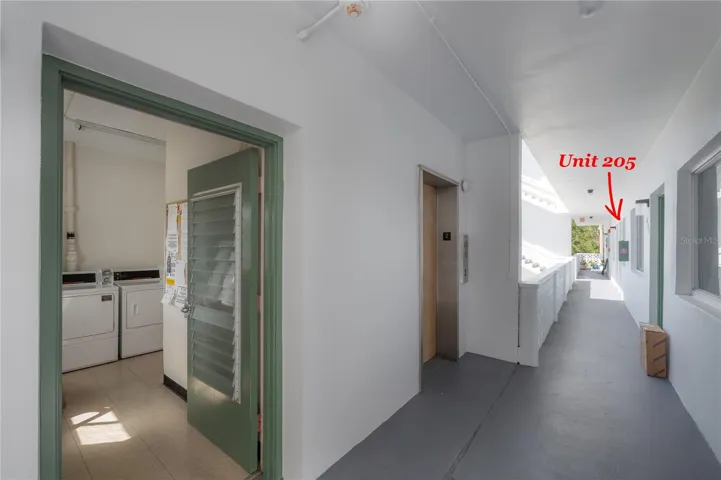 Laundry Room conveniently located next to the elevator