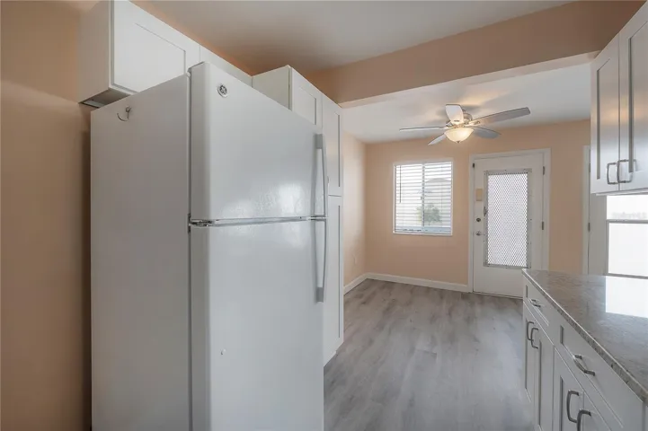 Kitchen facing the dining area