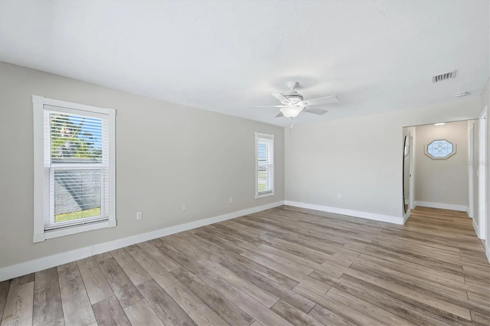 PRIMARY BEDROOM FACING BATHROOM