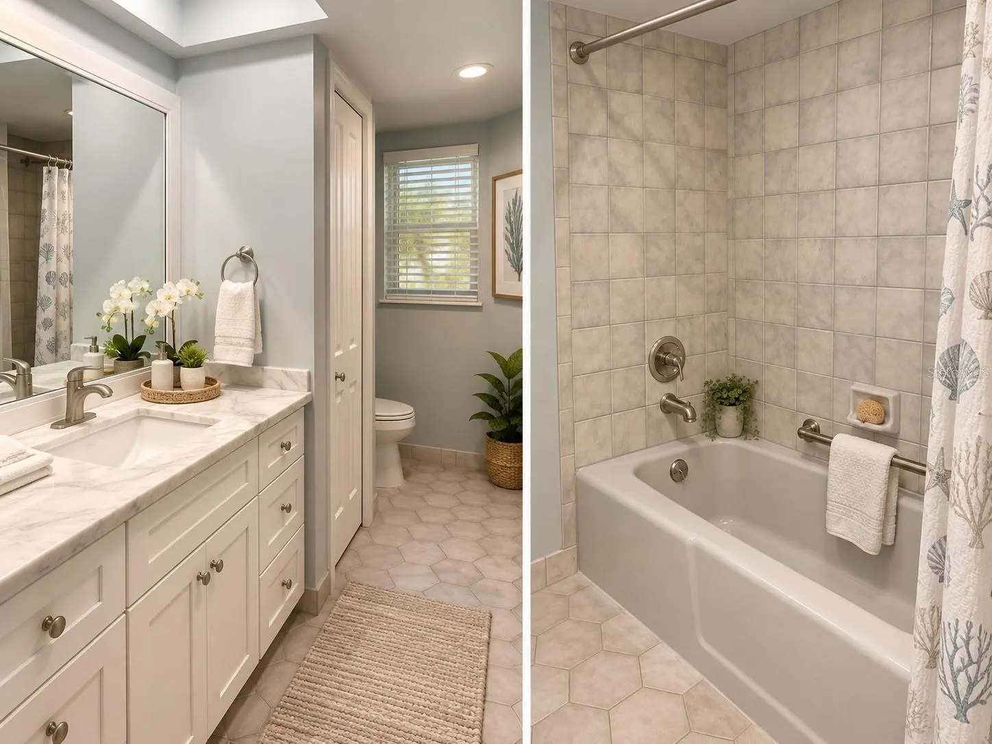 VIRTUAL Staged Bathroom #2