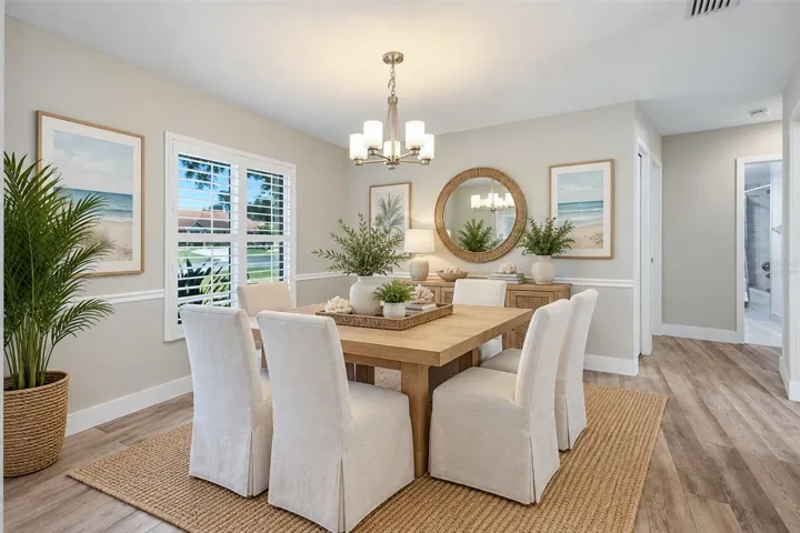 Virtually Staged DINING Room