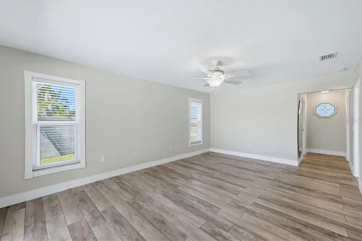 PRIMARY BEDROOM FACING BATHROOM