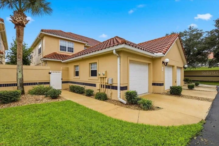 Private entry with 2 car attached garage
