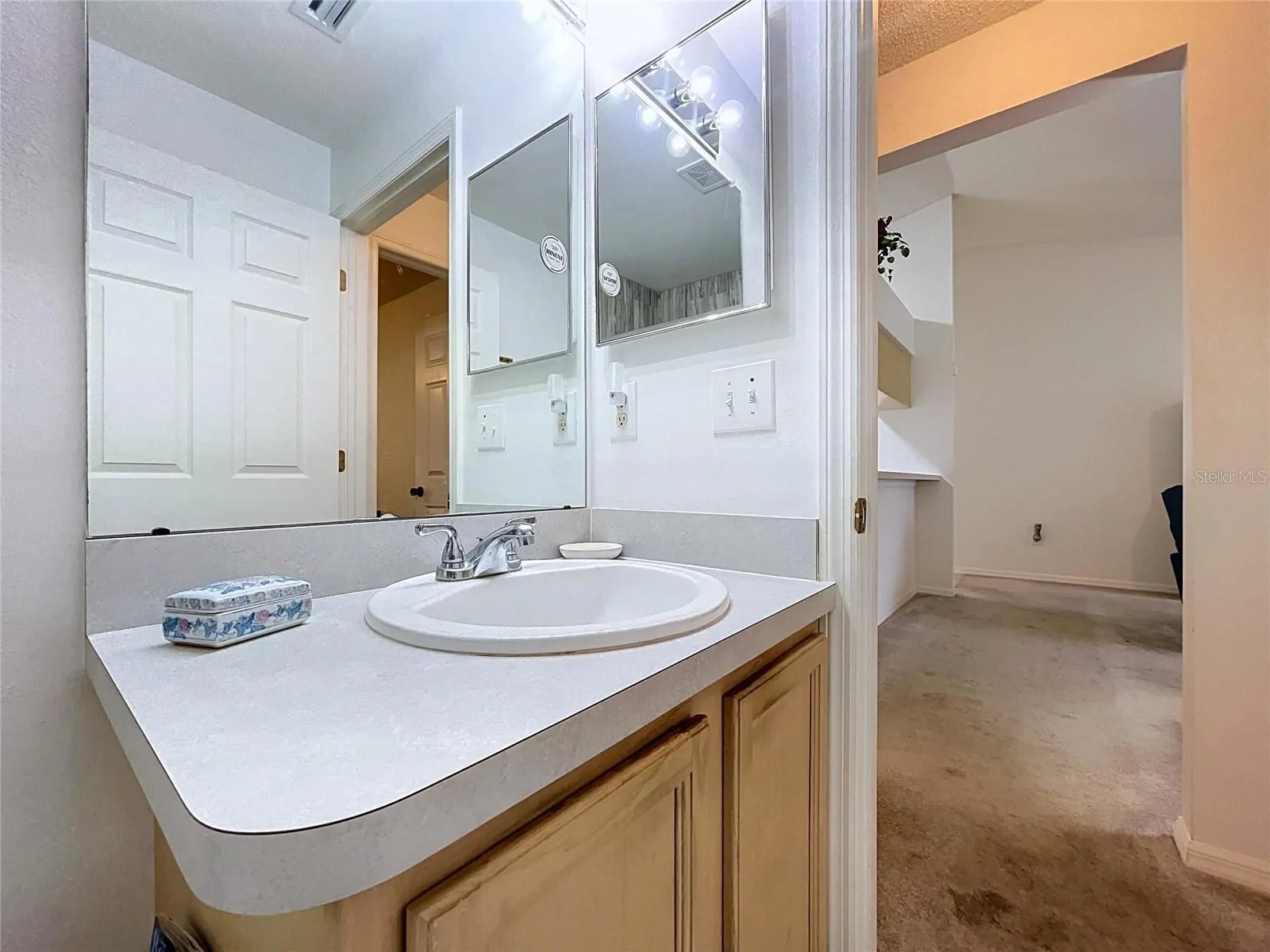Bath is convenient from Great Room