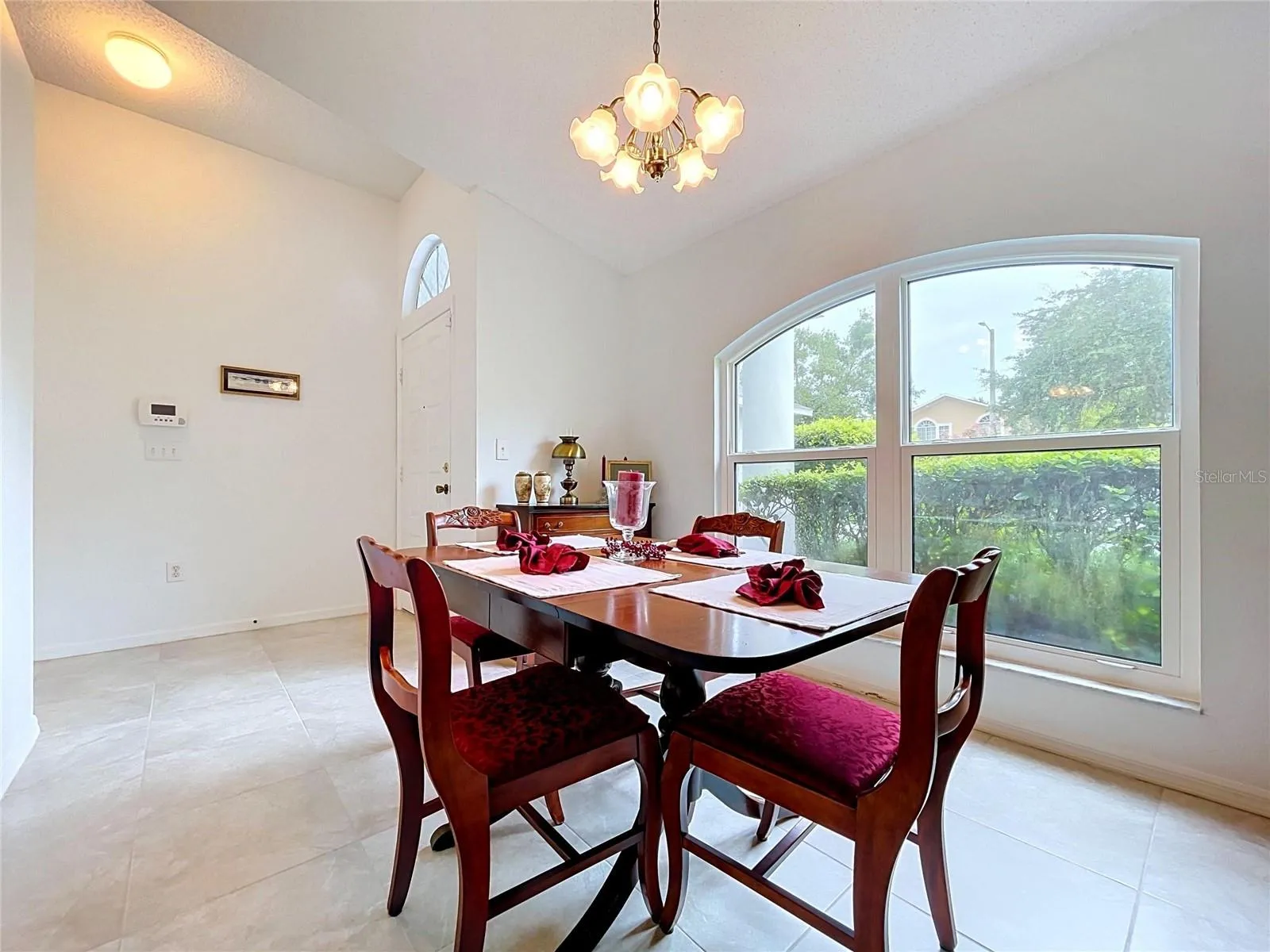 Large window brightens the room