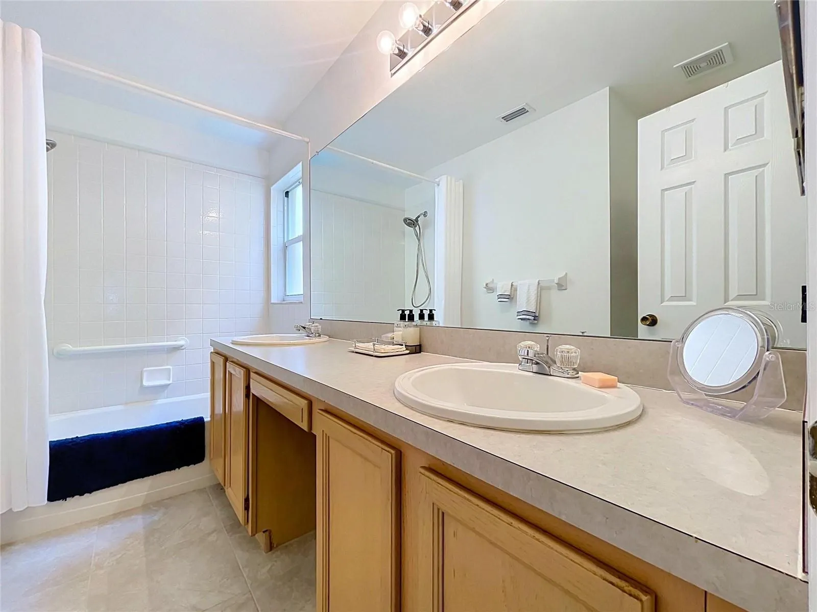 Shower over the tub