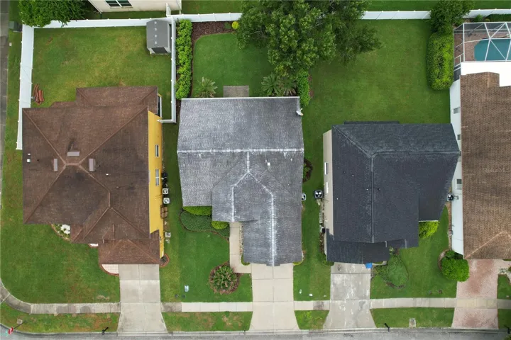 Aerial view of the neighbors