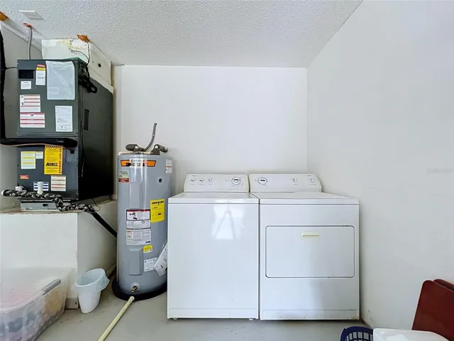 Laundry in the garage