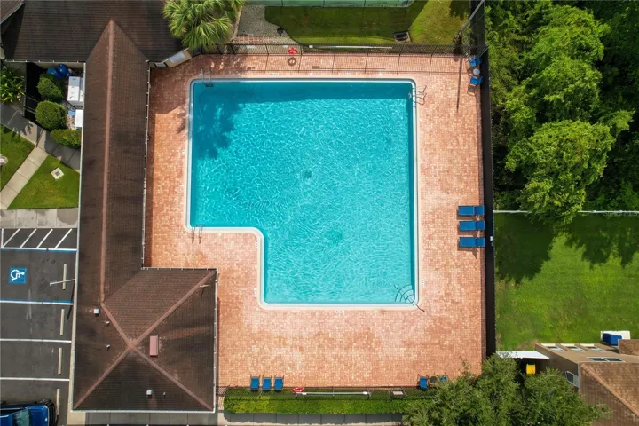 Large swimming pool