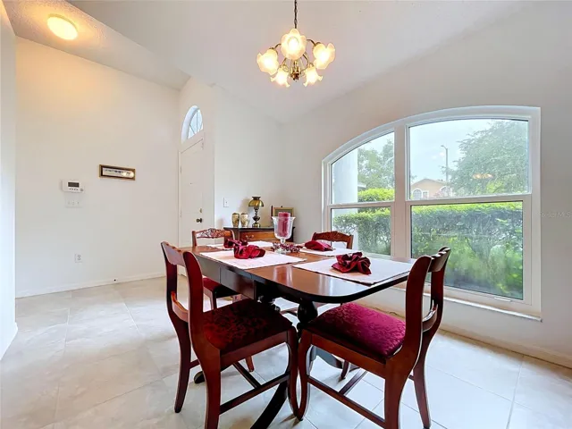 Large window brightens the room