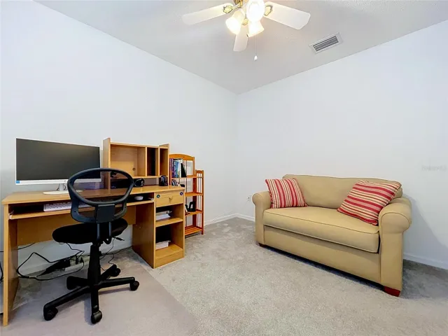 Ceiling fans in each room