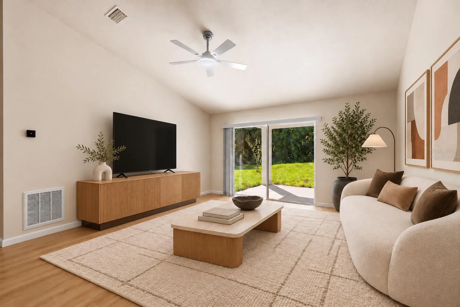 Living Room Virtually Staged