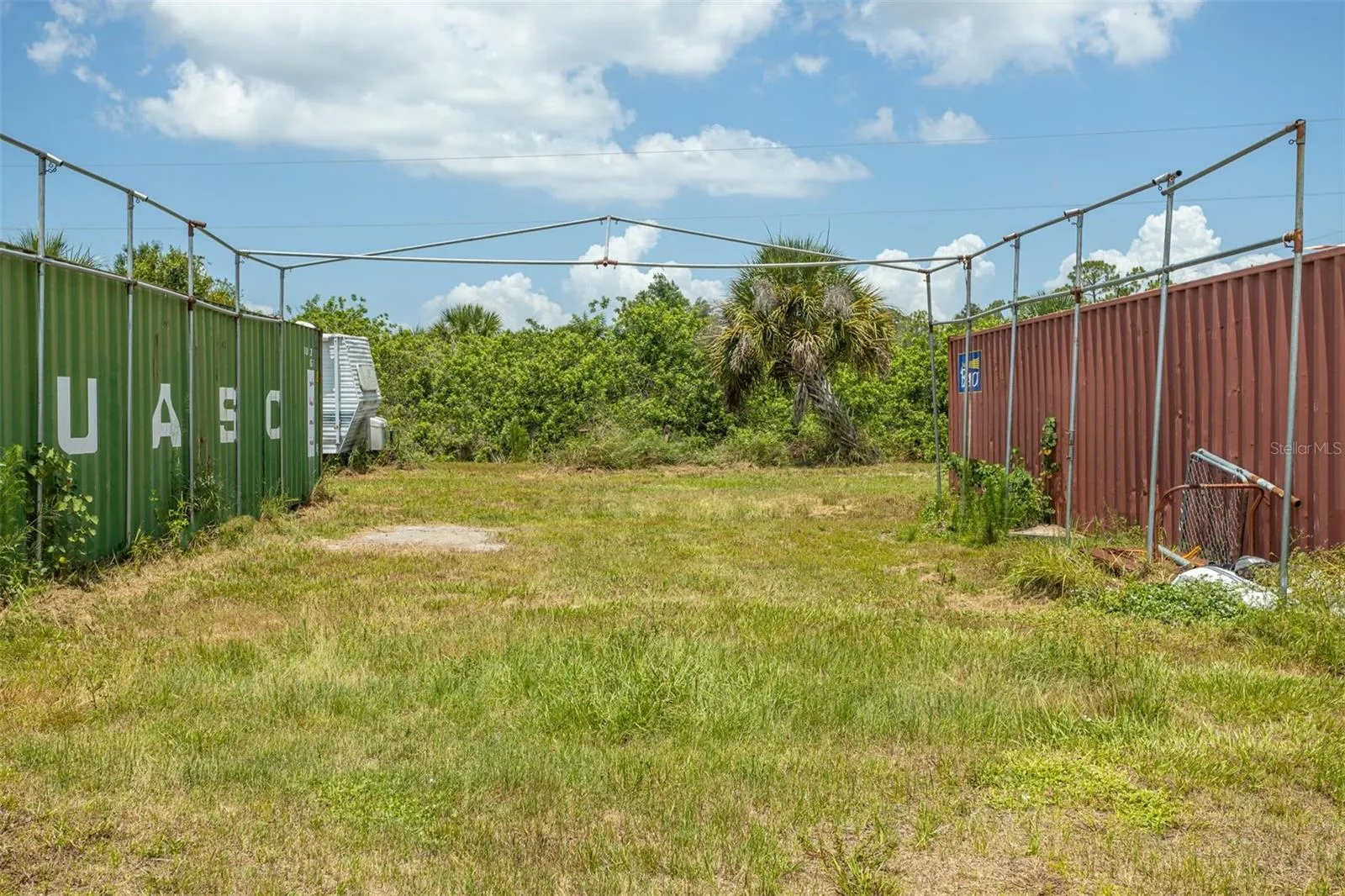 Shipping Container spaced 30' apart