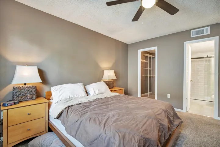 Primary Bedroom Staged