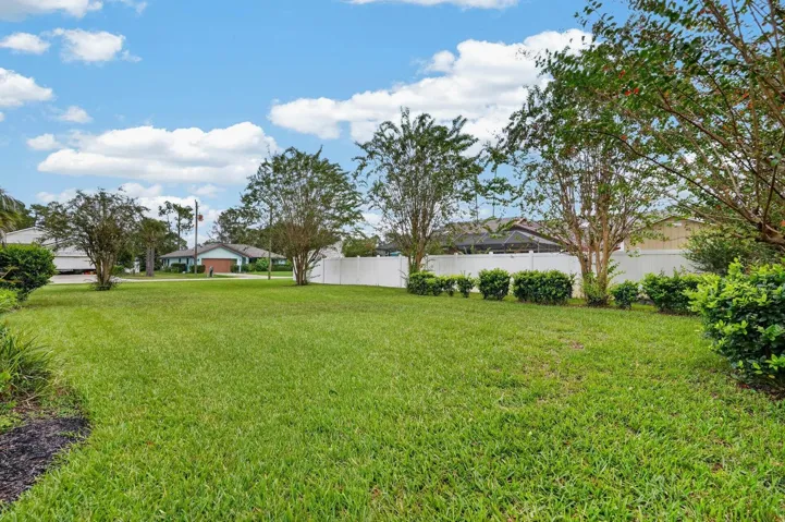 situated on a large corner lot