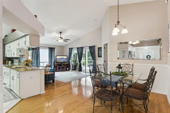 Living, Dining and Kitchen entry