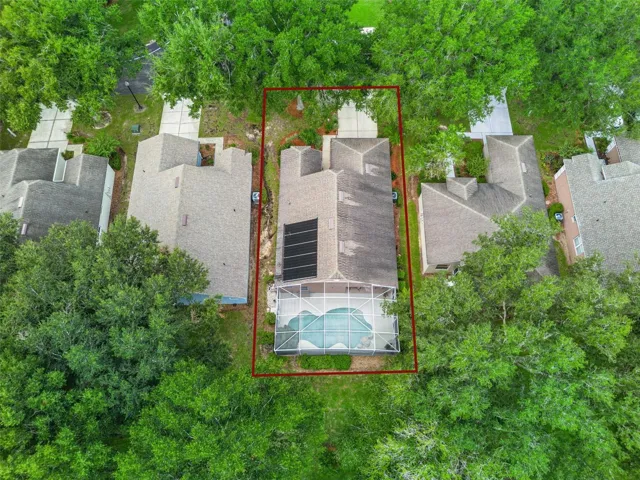 Aerial View of House