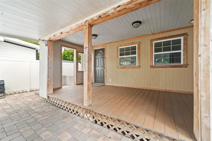 Covered Deck
