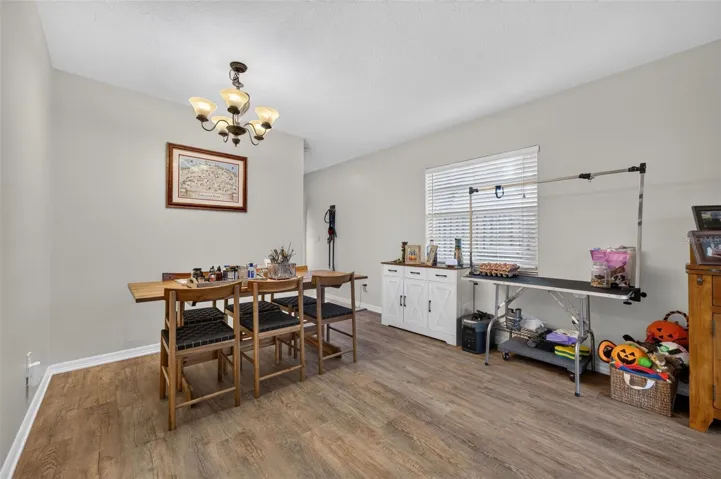 Downstairs dining room