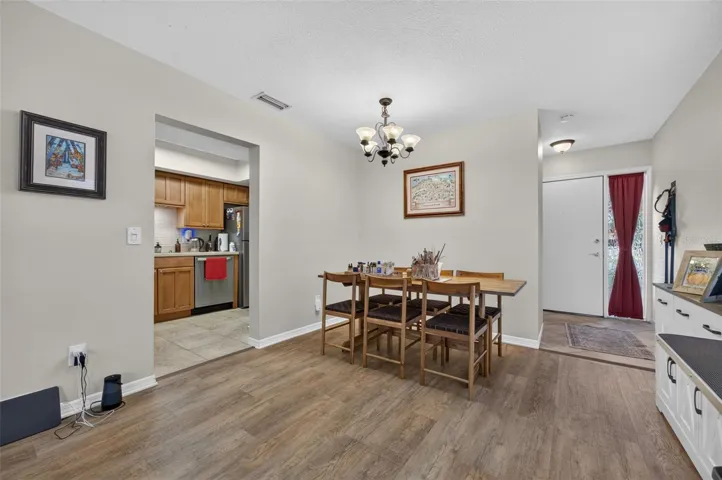 Downstairs dining room