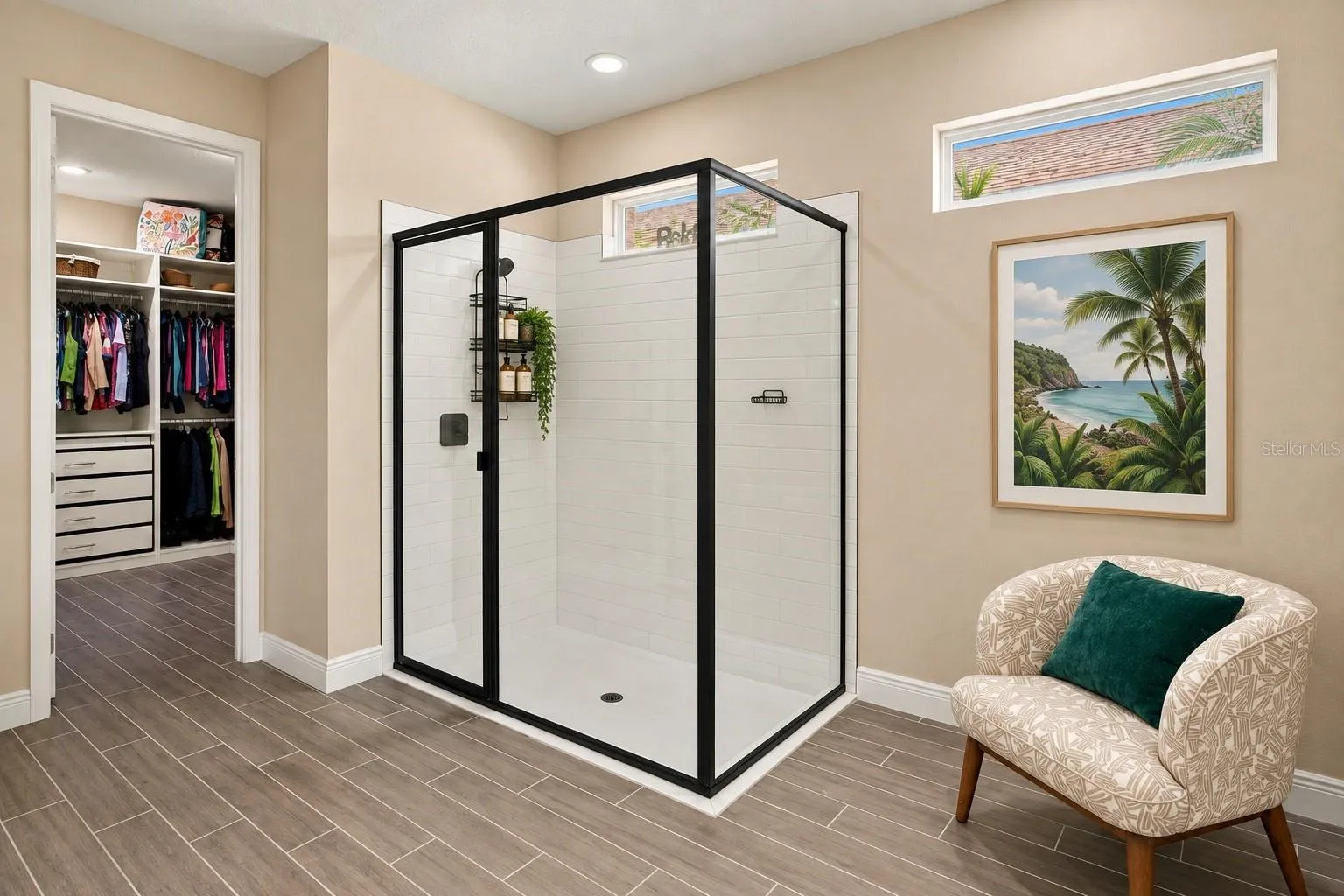 Walk-In Curbless Shower