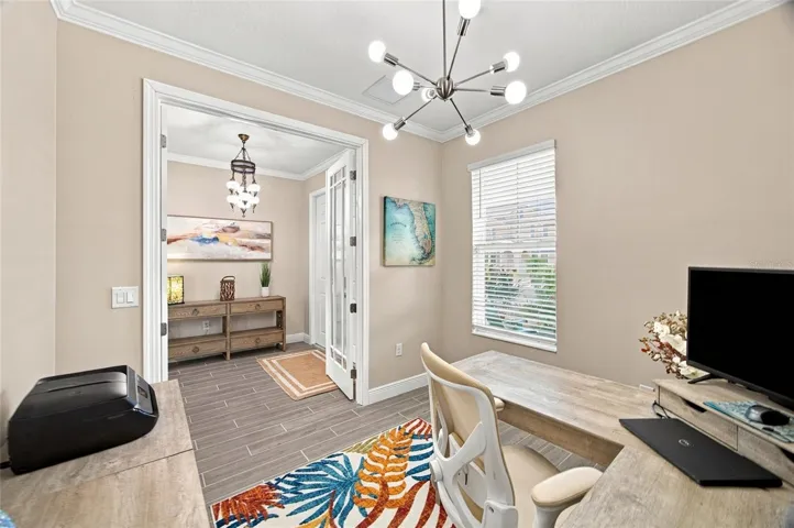 Office, adjacent to Foyer