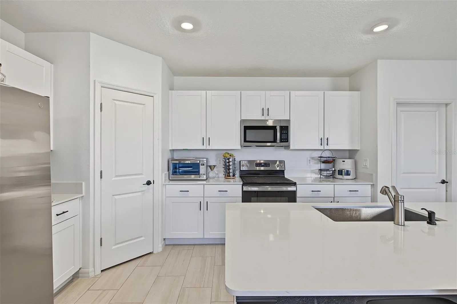 Kitchen with a Walk-In Pantry