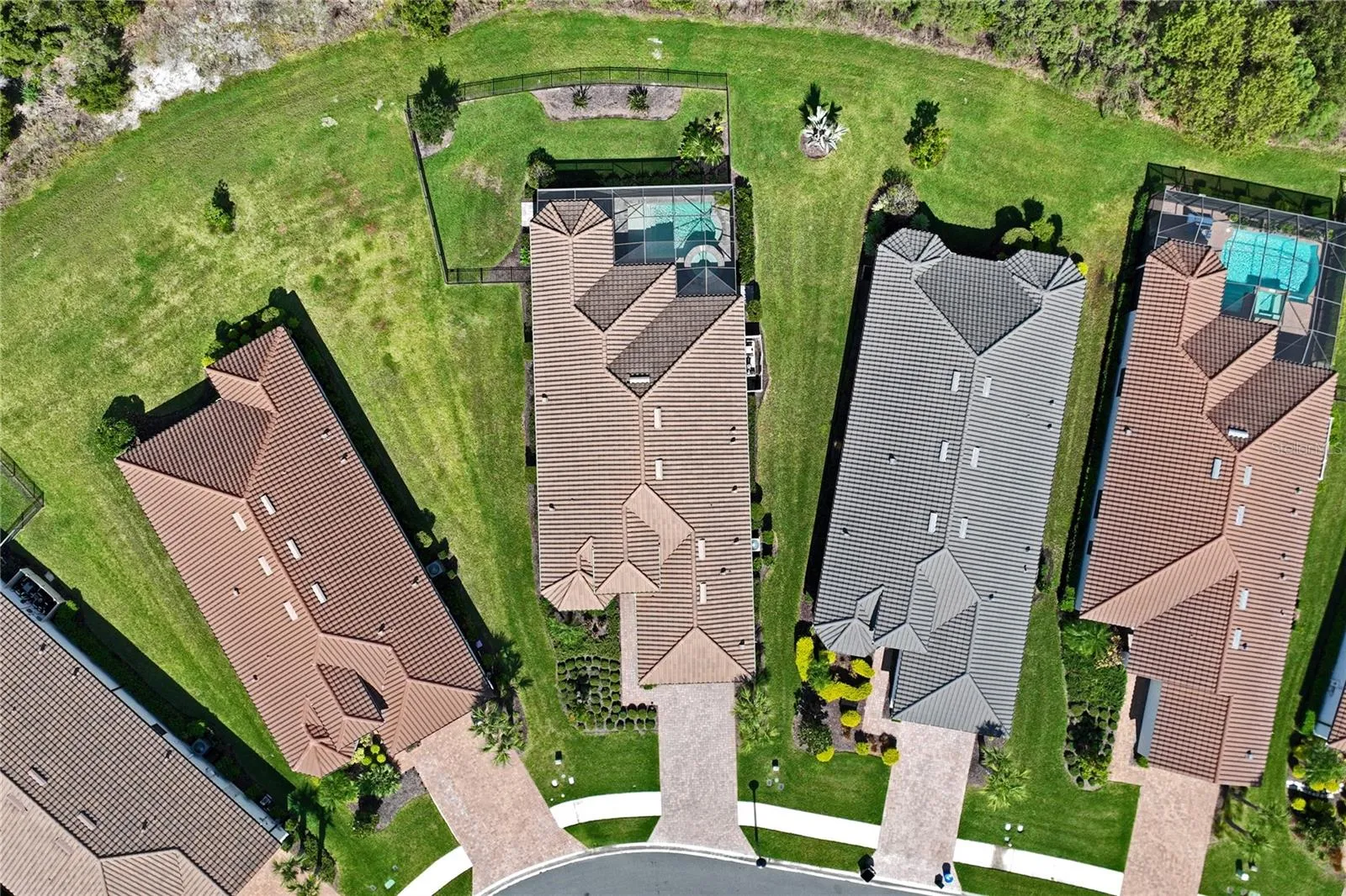 bird's eye view of home