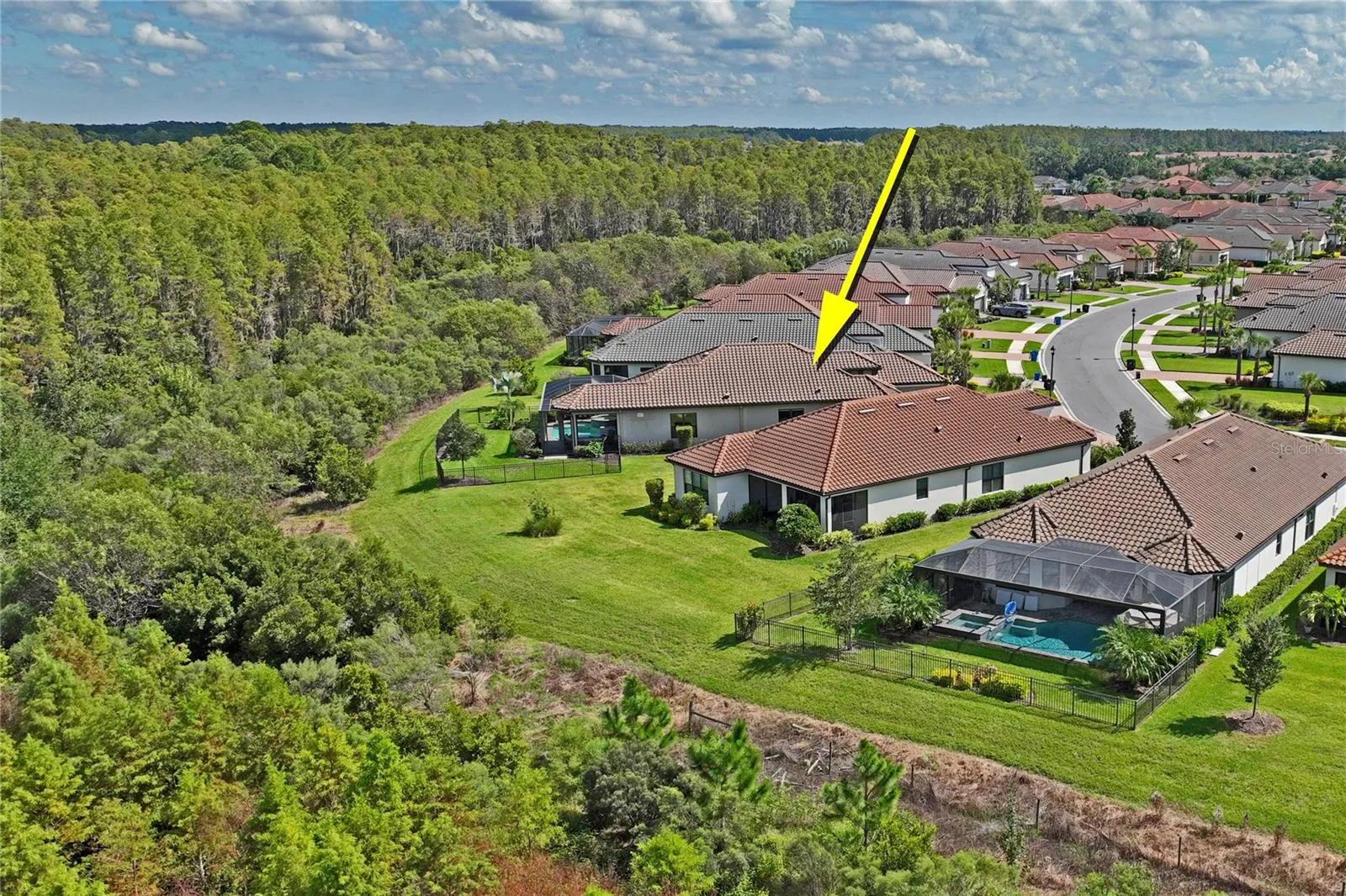 Location of home in community
