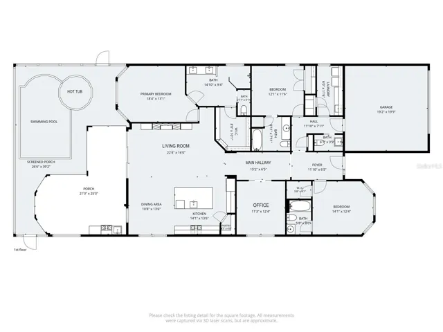 Floor Plan w/ dimensions