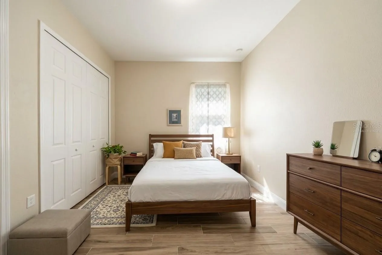 virtually stagedGuest Bedroom.