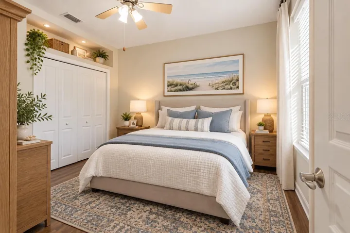Virtually Staged Bedroom 4