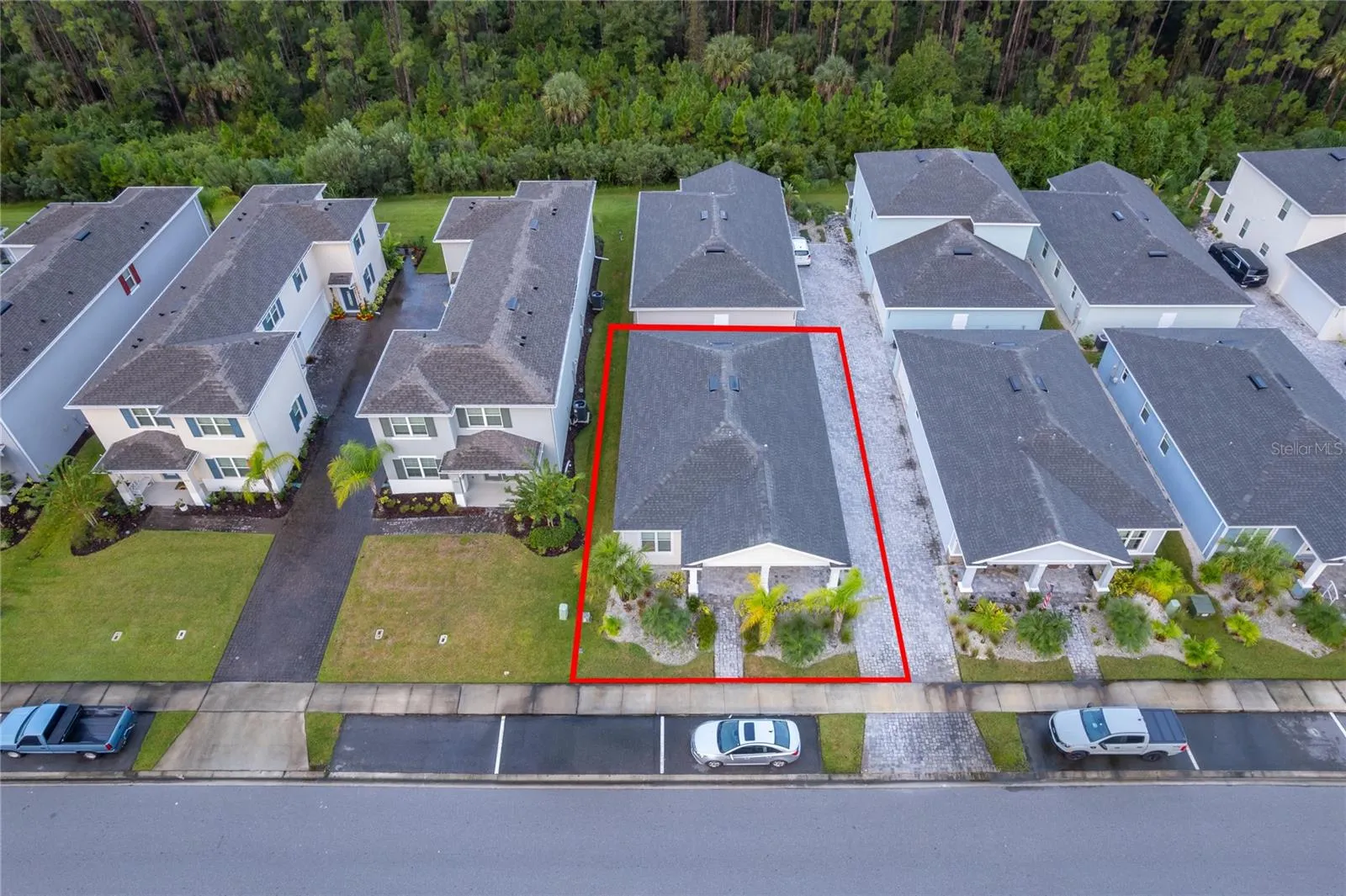 Aerial View of the property lines
