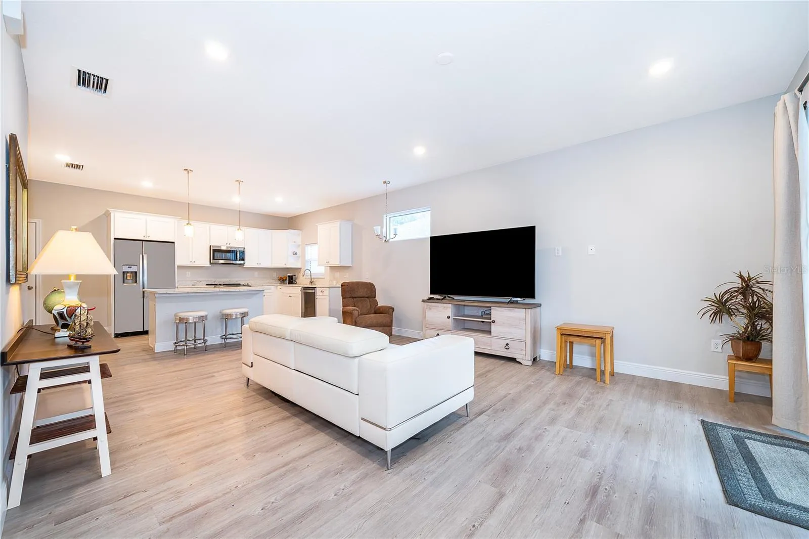 Living, Dining, Kitchen