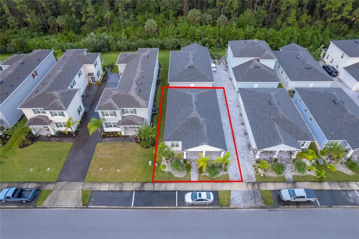 Aerial View of the property lines