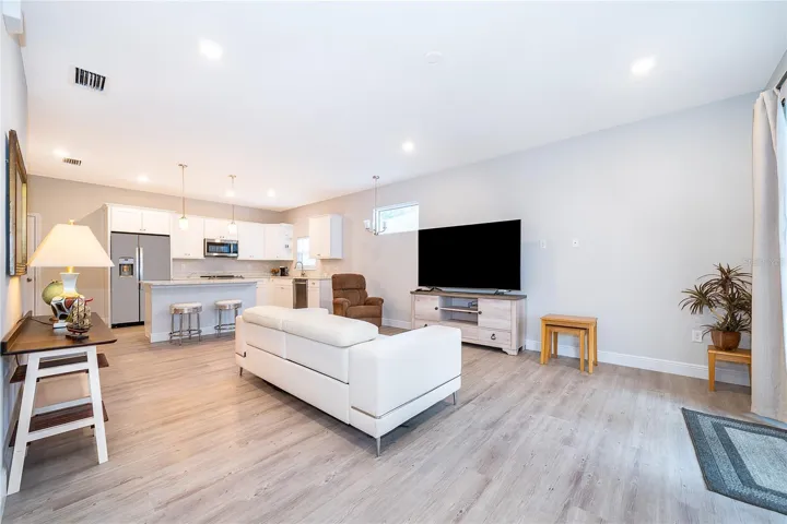 Living, Dining, Kitchen