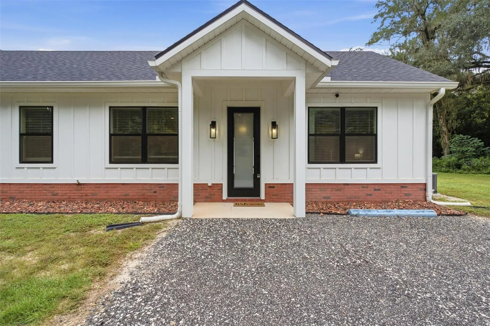 Guest House entrance with separate parking