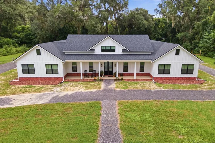 Front Exterior of Custom Built Home