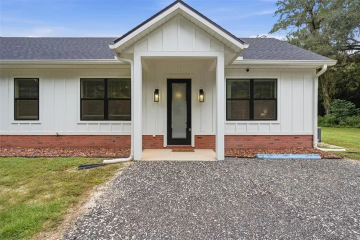 Guest House entrance with separate parking