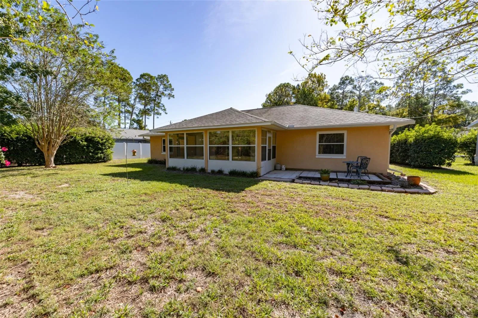 141 Bren Mar backyard.  Plenty of room for a pool, shed, play equipment.