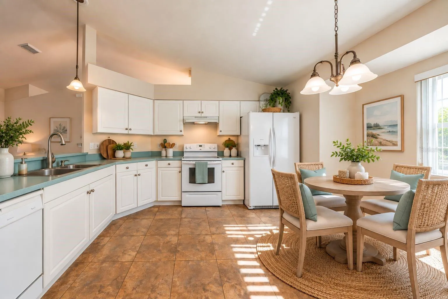 kitchen staged