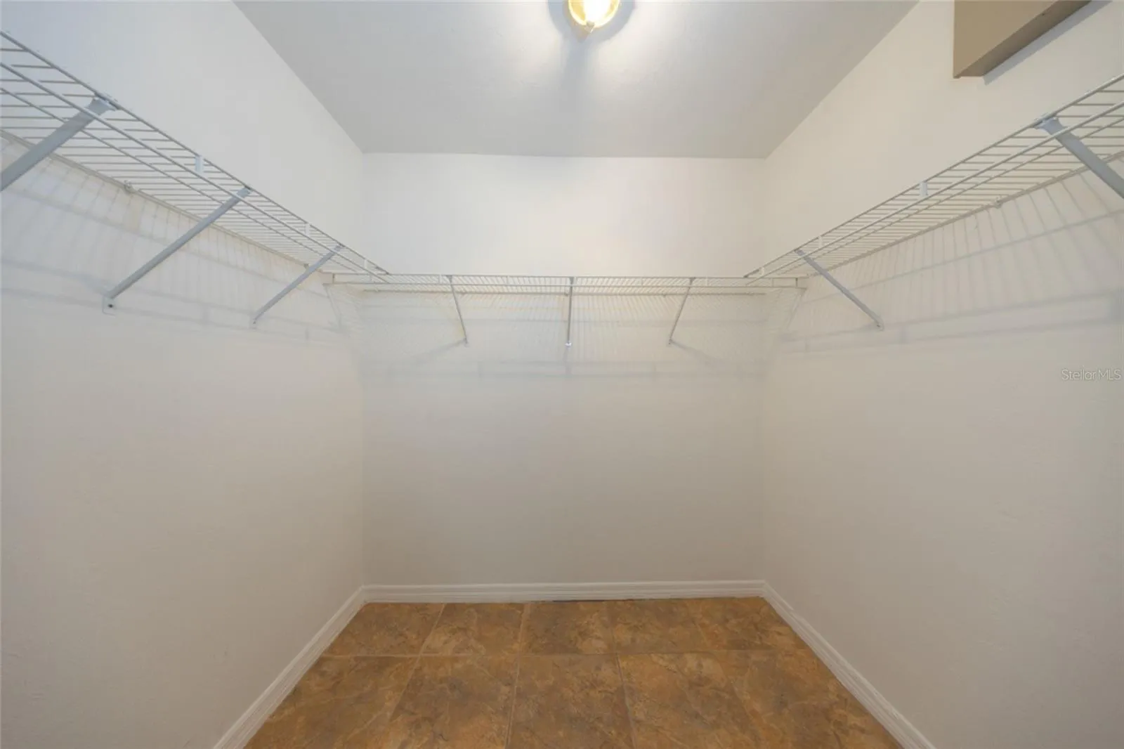 Primary bedroom has large walk in closet