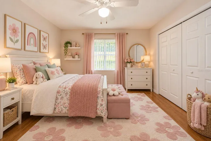 Bedroom #3 staged