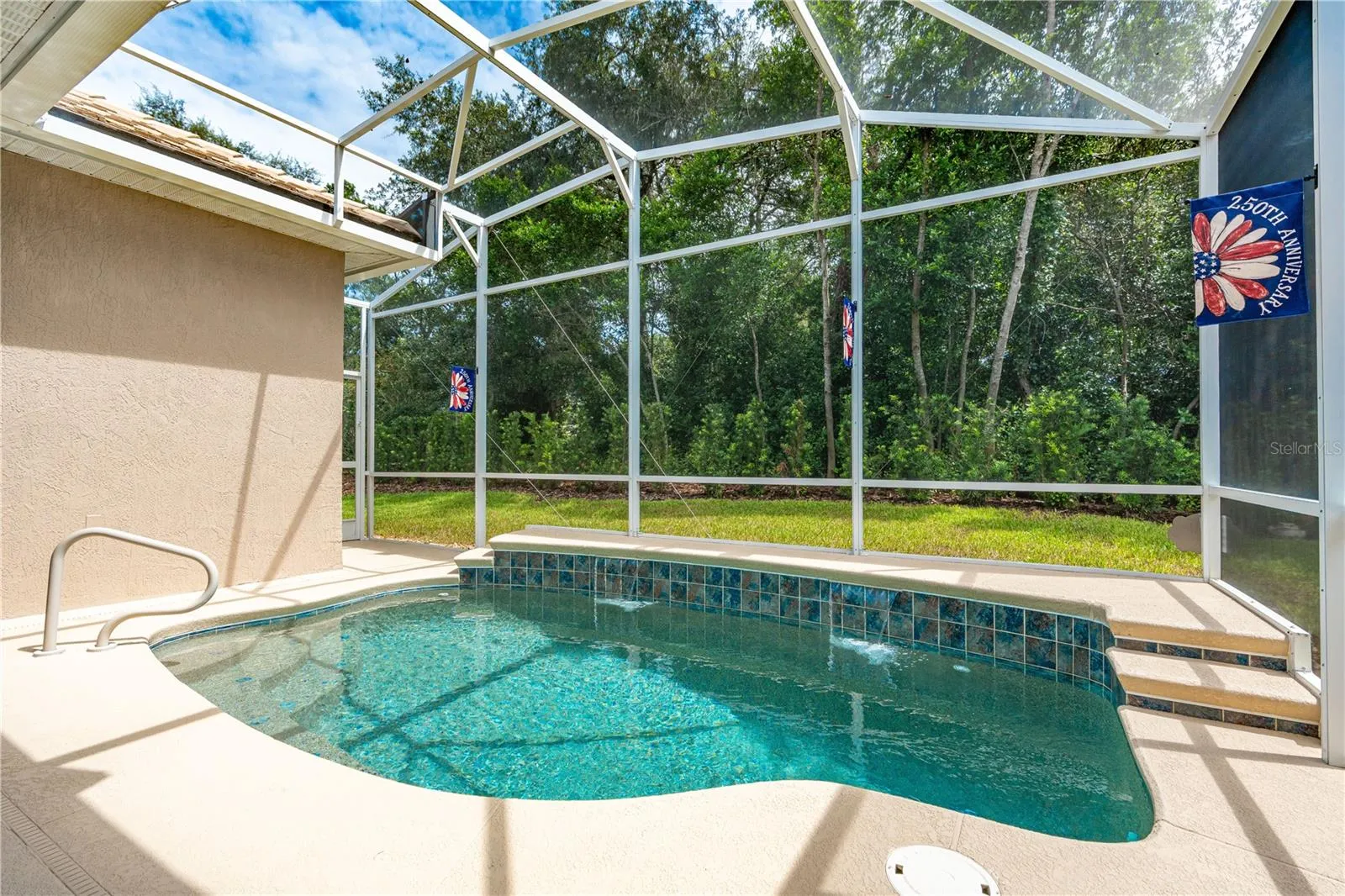 Recent refreshes to the salt-system pool include:  new salt cell installed (2026), new pool filter housing (2026) and new pool pump (2025)